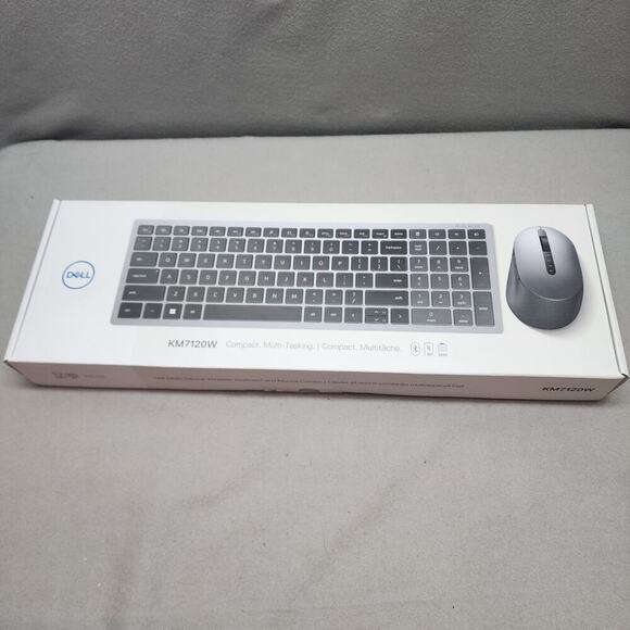NEW Dell Pro Plus Multi-Device Compact Keyboard and Mouse Combo - KM7120W - Picture 1 of 8